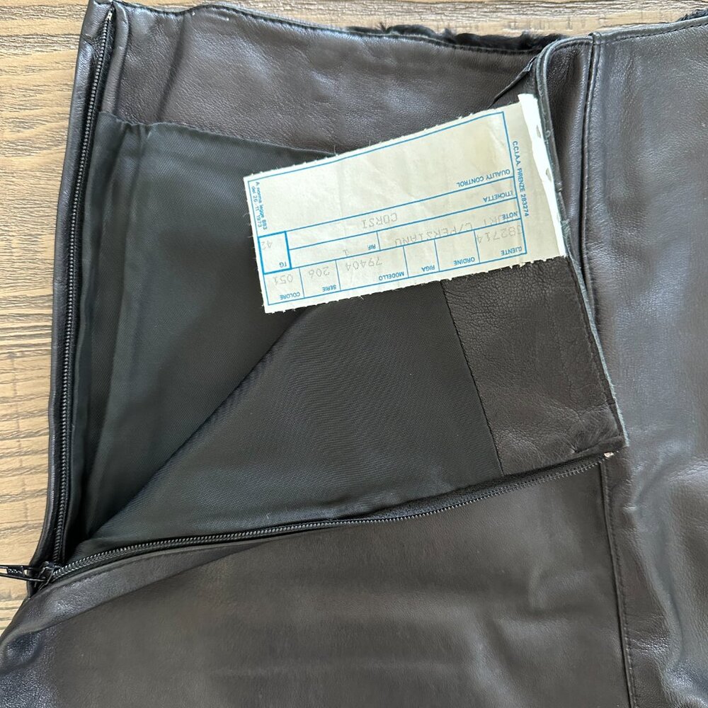 Corsi Leather Shorts View 4